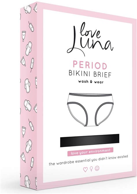 Love Luna Menstruační kalhotky Bikini od Kč Heureka cz