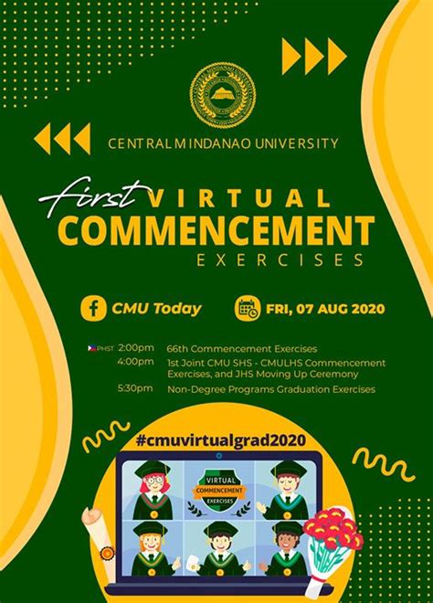 ANNOUNCEMENT: CMU’s 1st Virtual Commencement Exercises – Central ...