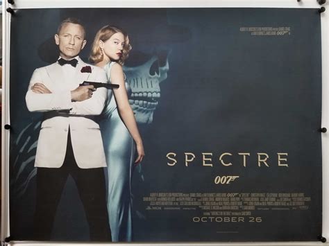 Spectre (2015) Original UK Quad Poster - Cinema Poster Gallery