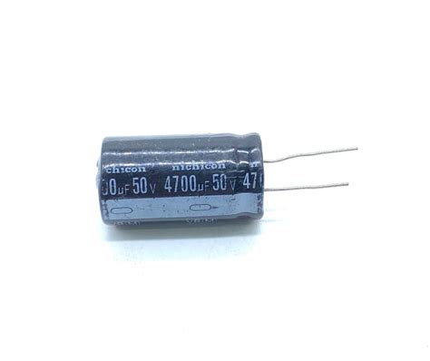 KIT 02 PEÇAS CAPACITOR ELETROLITICO 4700UF 50V RADIAL 105ºC