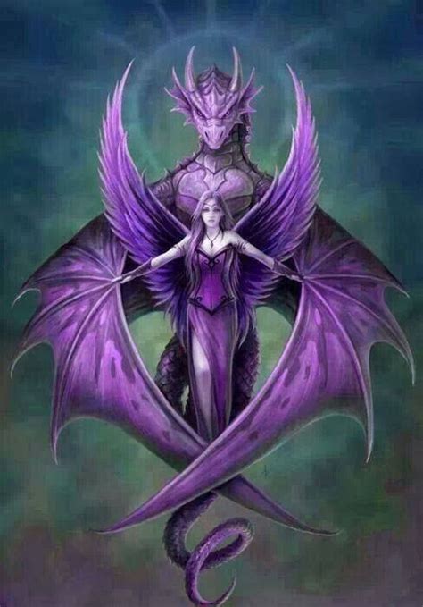 Purple Magical Creatures Fantasy Creatures Anne Stokes Art Anne