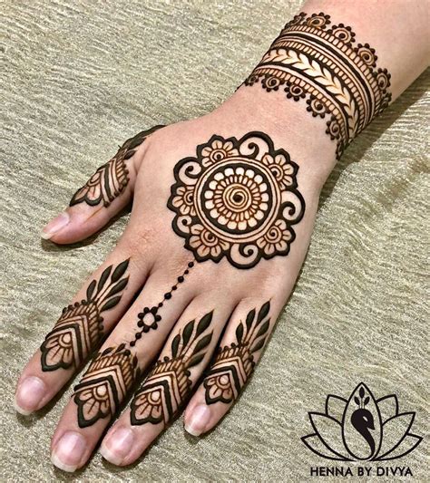 easy henna designs  beginners   hands feet