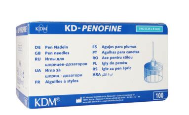 Igły do Pena KD - PENOFINE G 31 - 0,25 x 5 a 100 szt Medicalplus