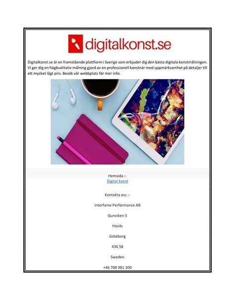 Ppt Digital Konst Digitalkonst Se Powerpoint Presentation Free