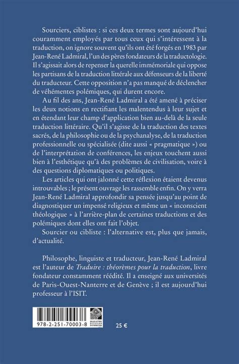 Sourcier Ou Cibliste Les Profondeurs De La Traduc