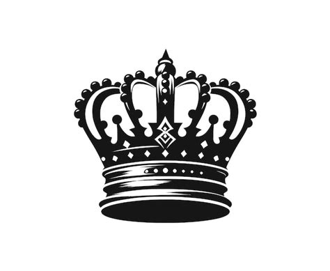 Premium Vector | King crown silhouette vector