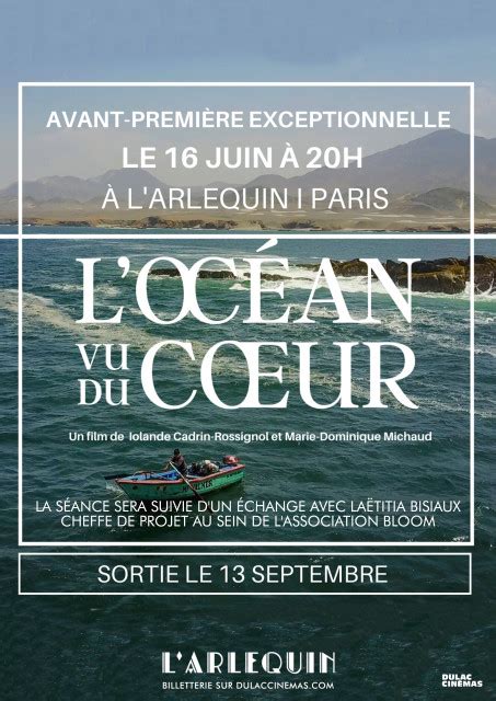 Avant première du film L Océan vu du cœur BLOOM Association