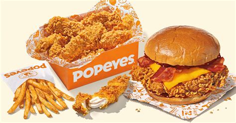 Menú De Popeyes Paseo Castellana En Madrid Pedido De Just Eat