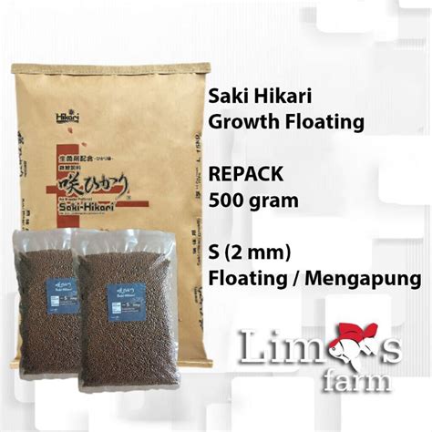 Jual Saki Hikari Growth Floating S Gram Repack Shopee Indonesia