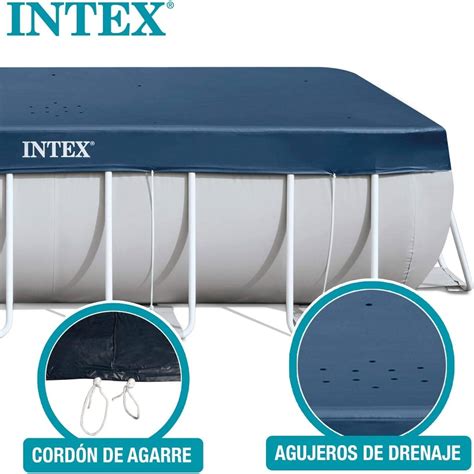 Intex Rectangular Pool Cover X X Black Buy Best Price In