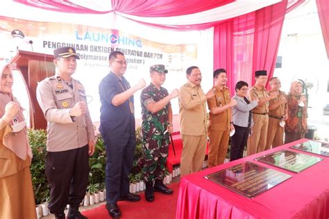 Bupati Bu Launching Generator Oksigen Dan Laboratorium Pcr Bengkulu Utara