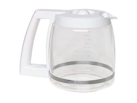 Cuisinart DGB 500WRC White 12 Cup Replacement Carafe Newegg