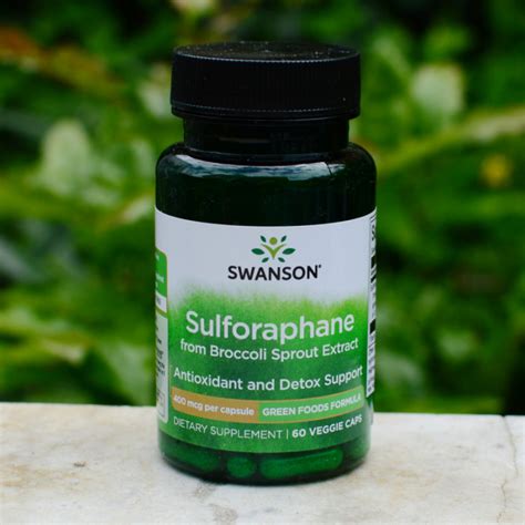 Sulforaphane From Broccoli Germeni De Brocoli 400 Mcg Swanson 60