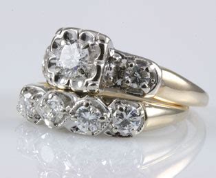 Vintage Diamond Bridal Set