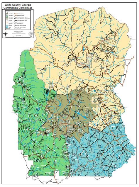 Commission District Map White County Georgia