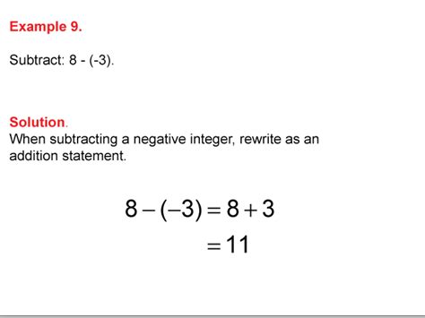 Integer Examples