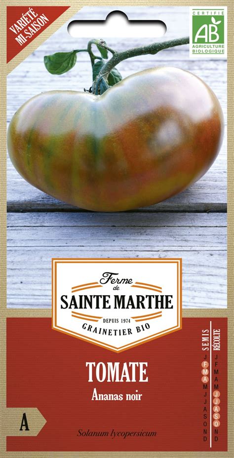 La Ferme De Sainte Marthe Tomate Ananas Noir Sachet Bloomling France