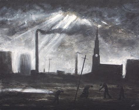 Gritty North Of England Industrial Town By M P Elliott Northern Art