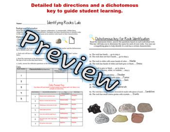 Identifying Types Of Rocks Igneous Sedimentary Metamorphic Rocks Lab