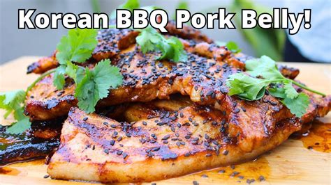 Korean Bbq Pork Belly 31 Days Of Bbq Youtube