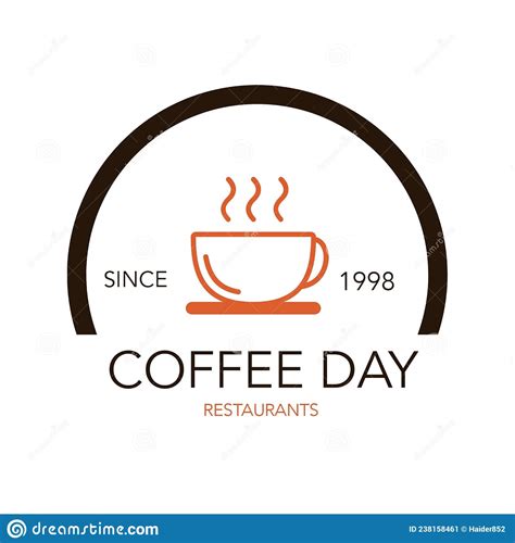 Coffee Day Logo Design Graphic Design Company Logo Stock Illustration - Illustration of company ...