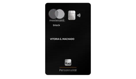 Cart O De Cr Dito Ita Personnalit Mastercard Black