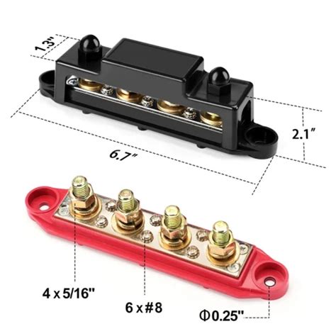 Bus Bar Heavy Duty Module Design Power Distribution Block 12V 24V 48V