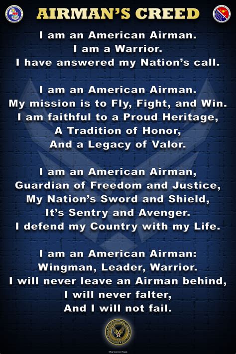 Remembering The Airman S Creed Air National Guard 53 OFF