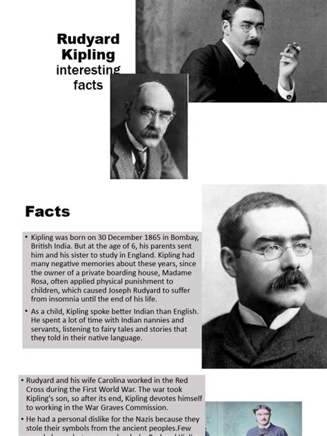 Rudyard Kipling Interesting Facts | PDF