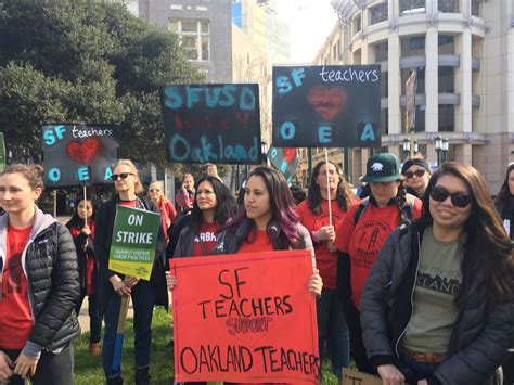 It's Our Fight Too! Bay Area Teachers Join Striking OEA Teachers Strike