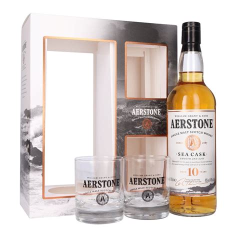 Aerstone 10 Year Old Sea Cask - 2 Glass Gift Pack - Gift Ideas from The ...