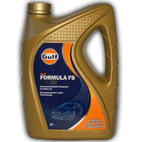 Formula FS 5W 30 4L Szgk Motorolaj Synthetic Gulf Prémium Kenőanyagok