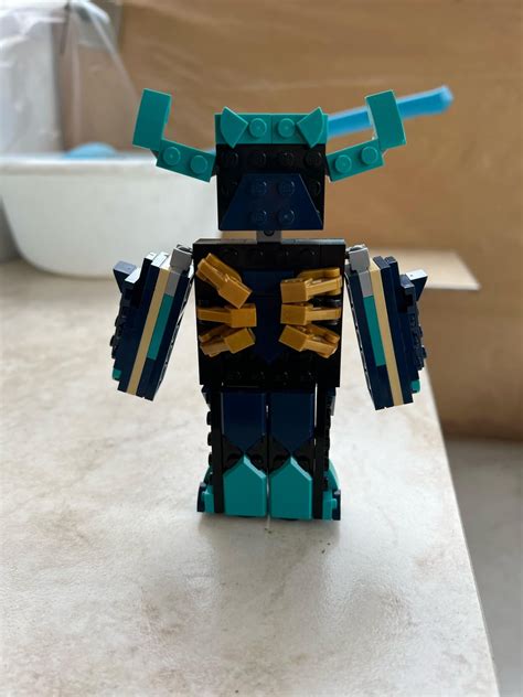 I made a Lego warden from Minecraft : r/just2good