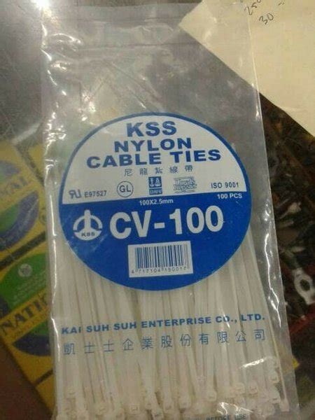 Jual Kabel Ties KSS CV100 10CM PUTIH Di Lapak ERLANGGA ELECTRIC Bukalapak