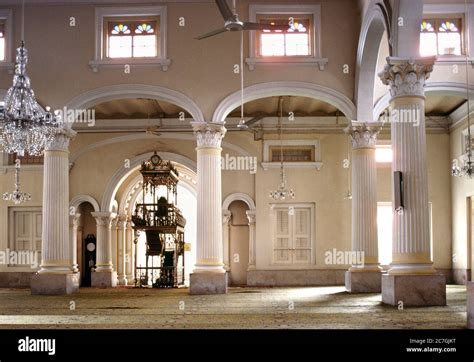 Johor Bahru Malaysia Sultan Abu Bakar Mosque Interior Showing Dikka ...