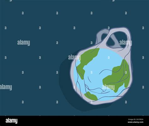 planet earth caught   plastic bag    plastics  waste