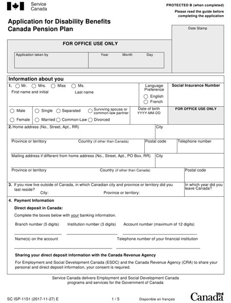 Form Sc Isp 1151 Download Fillable Pdf Or Fill Online Application For