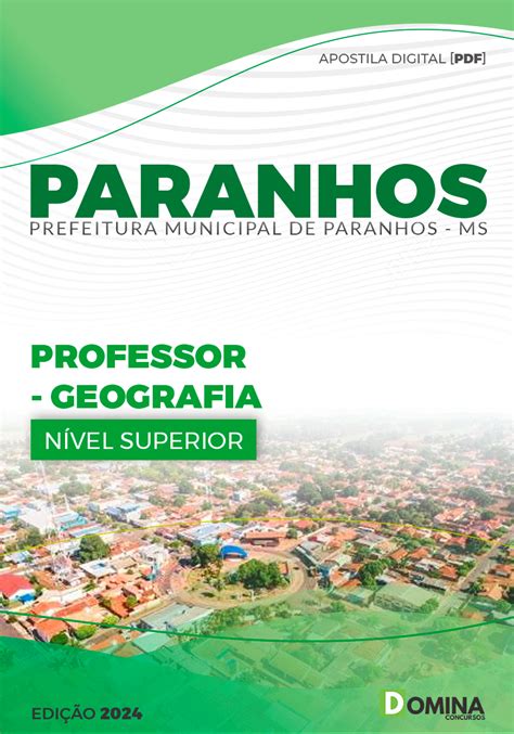 Apostila Pref Paranhos Ms Professor Geografia