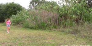 Big Tit Blonde Amateur Jerks Off A Dick Outdoors Porn Videos