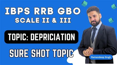 IBPS RRB GBO Scale II III 2023 Depriciation Class YouTube