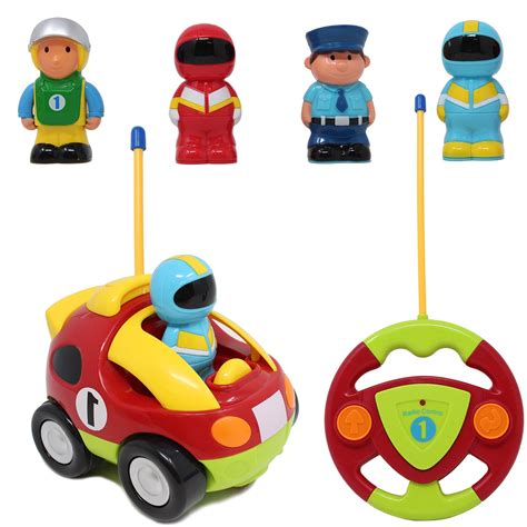 Remote Control Cartoon Car With 4 Figures