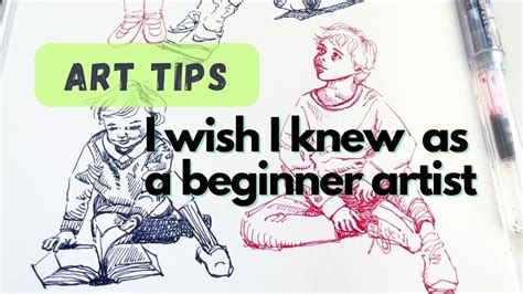 Art Tips I Wish I Knew As A Beginner Artist Beginner Art Reco And