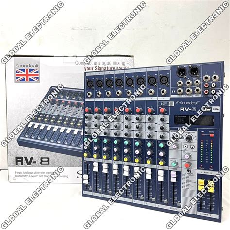 Mixer Soundcraft Rv Channel Channel Mic Line Effect Dsp