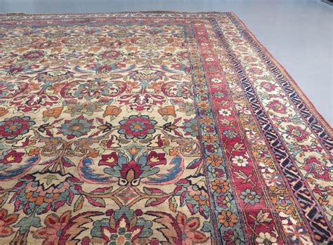 stunning late  century laver kirman carpet bada