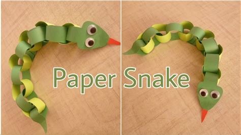 🐍diy Paper Snake How To Make Paper Snake Paper Snake For Kids Easy