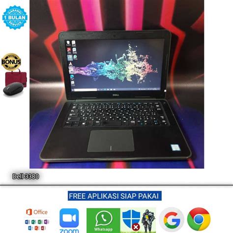 Jual Laptop Dell 3380 Intel Core I3 Gen 6 Ram 8gb Ssd 128gb Windows 10 Shopee Indonesia