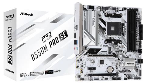 ASRock B550M PRO SE A Budget Motherboard Designed For Computers In