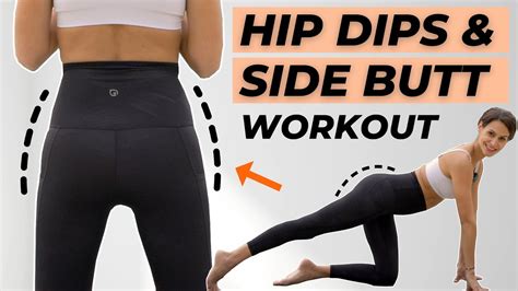 Min Hip Dips And Side Butt Workout No Equipment Youtube