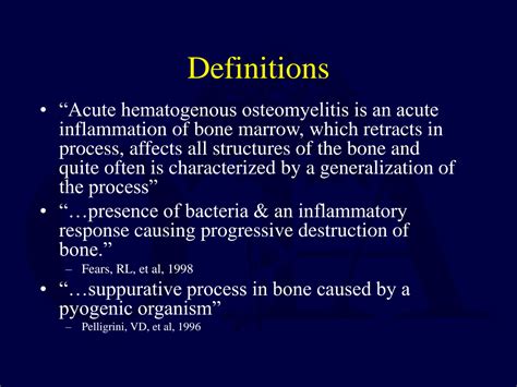 Solution Acute Osteomyelitis Studypool