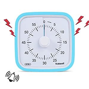 Yunbaoit Upgraded Minute Visual Timer With Protective Case Silent